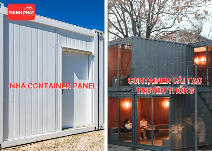 So sánh nhà container lắp ghép và container cải tạo