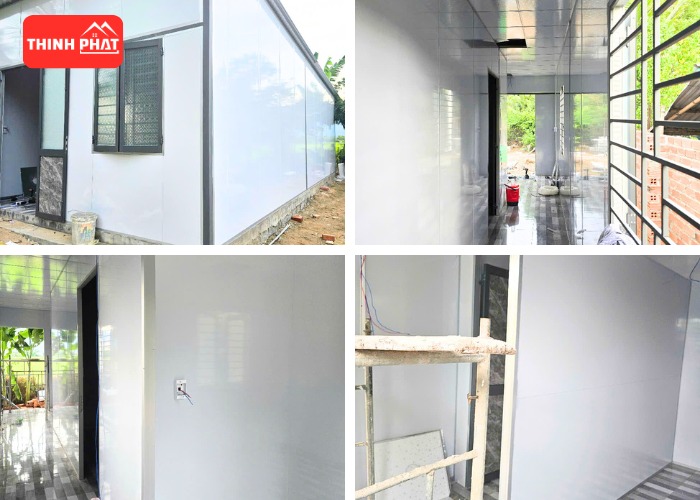 xây nhà lắp ghép miền tây mẫu cấp 4 sân vườn