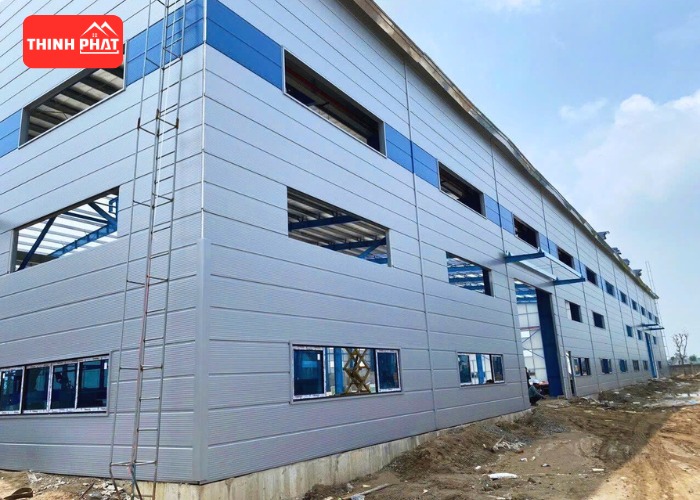Công trình panel vách ngoài nhà xưởng