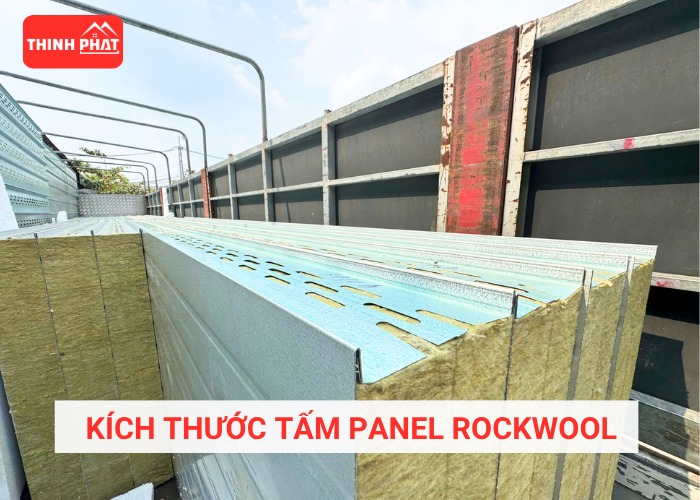 Kích thước tấm panel Rockwool