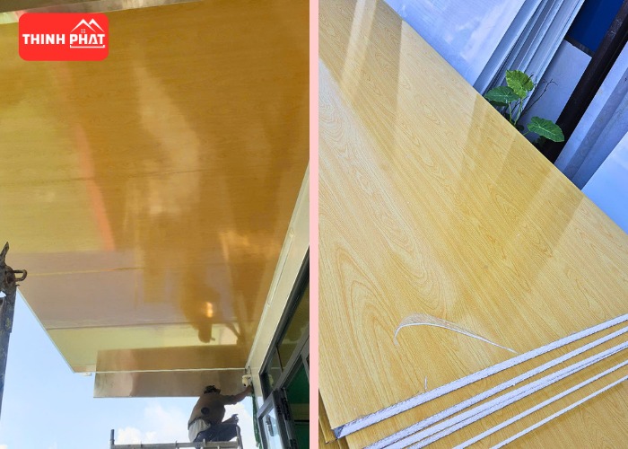 Nhu cầu thi công trần panel vân gỗ tăng