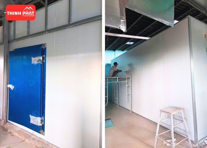 Ứng dụng sandwich panel PU kho đông