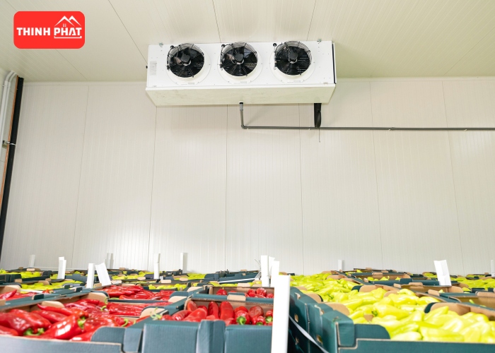 Ứng dụng sandwich panel PU kho mát