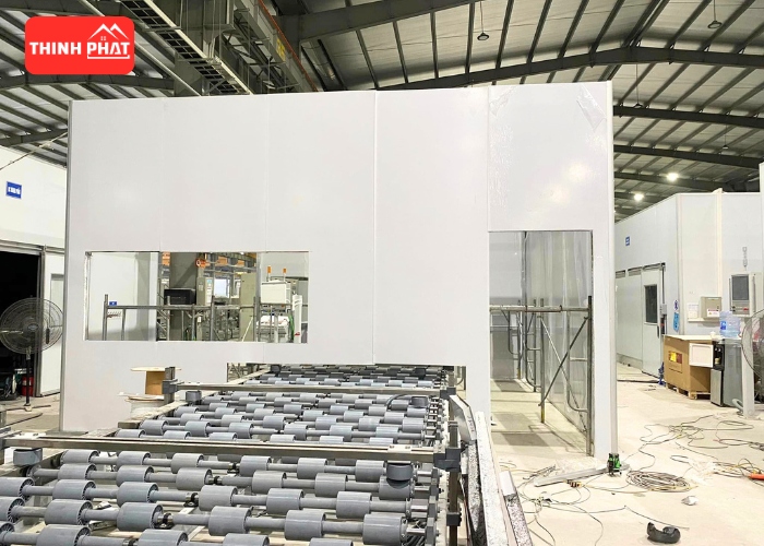 Ứng dụng sandwich panel Rockwool