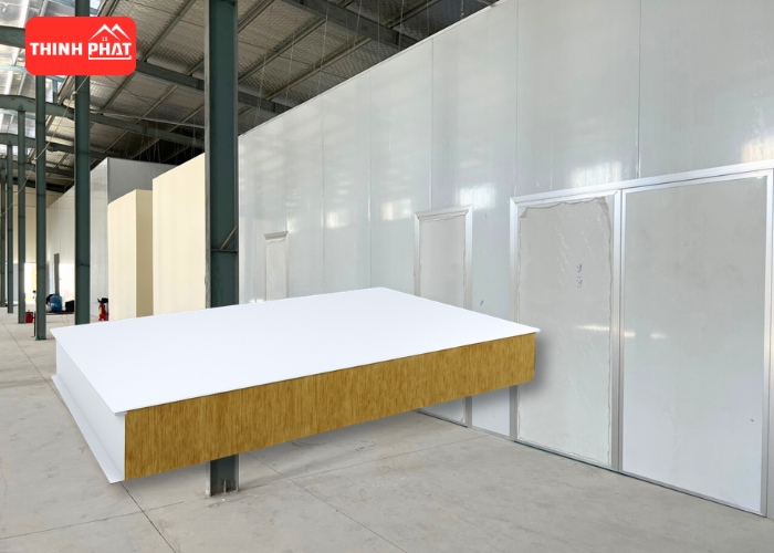 Vị trí lắp sandwich panel Rockwool